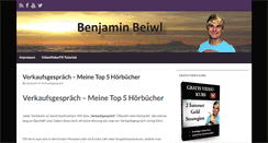 Desktop Screenshot of benjaminbeiwl.at